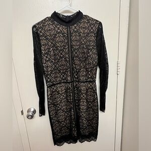 Aritzia Wilfred long sleeve lace dress